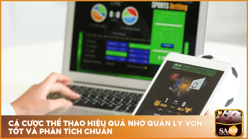 Cá cược thể thao hiệu quả nhờ quản lý vốn tốt và phân tích chuẩn