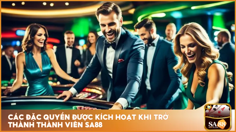 Người chơi sẽ nhận được nhiều đặc quyền và quyền lợi đầy đủ khi trở thành thành viên Sa88