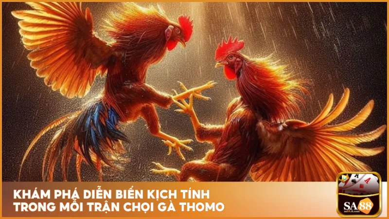 Khám phá diễn biến kịch tính trong mỗi trận chọi gà Thomo