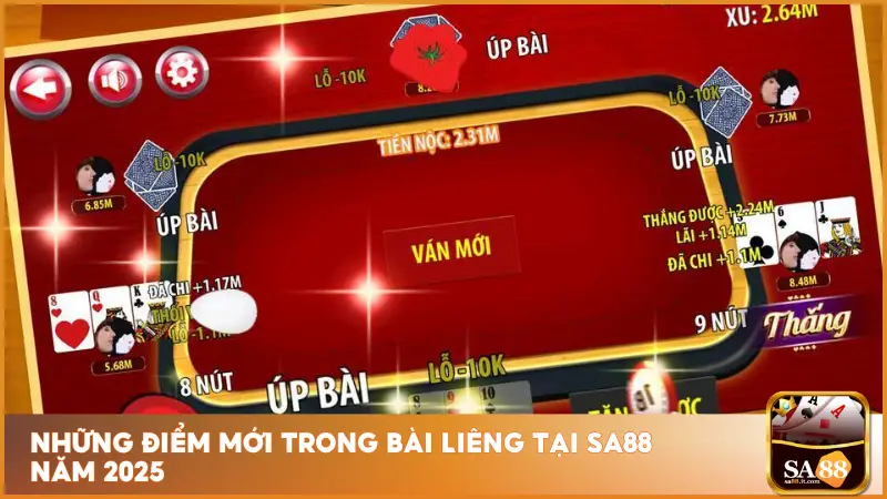 Game Bài Liêng Sa88 – Ván Bài Căng Não, Ăn Tiền Cực Đã 5 Sa88 đã triển khai hàng loạt nâng cấp cho phòng chơi bài Liêng