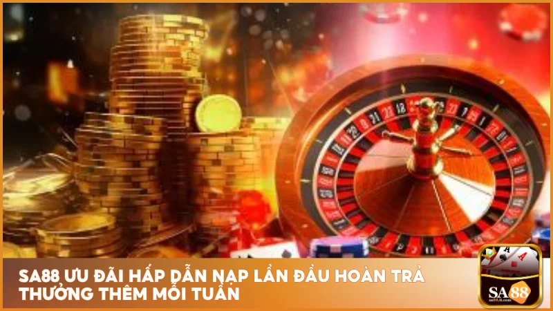 Sa88 ưu đãi hấp dẫn nạp lần đầu hoàn trả thưởng thêm mỗi tuần