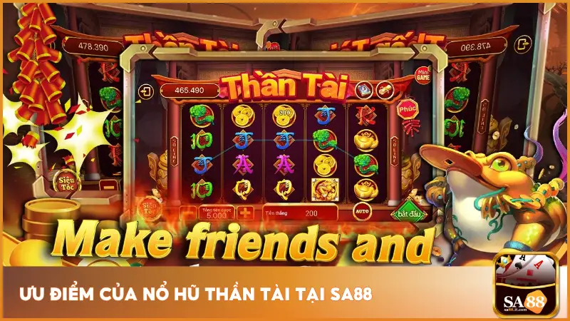 Nổ Hũ Thần Tài được sa88 nâng cấp toàn diện để đảm bảo trải nghiệm luôn ở mức tối ưu